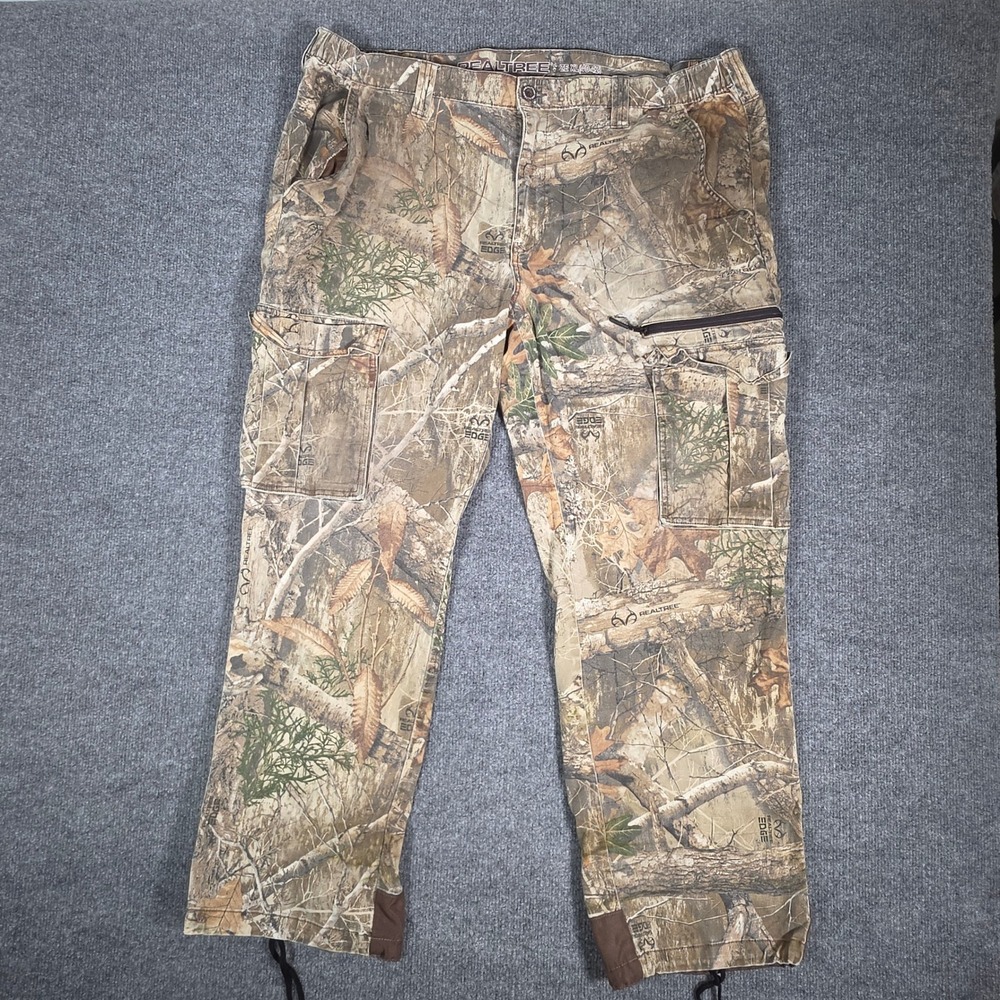 Realtree Edge Camo Cargo Pants Mens XL 40-42 Hunting Outdoor 1486C6